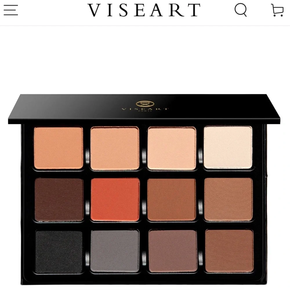 Viseart Professional Paris 12-Pan Eyeshadow Pallette in Original Neutral Nudes